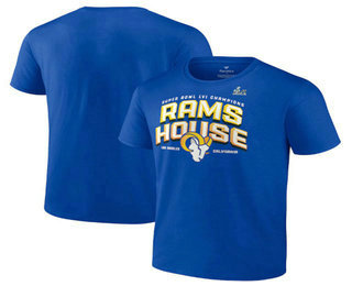 Men's Los Angeles Rams 2022 Royal Super Bowl LVI Champions Running Back Hometown T-Shirt