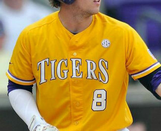 Men's Lsu Tigers #8 Alex Bregman Gold 