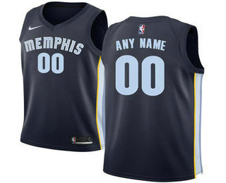 Men's Memphis Grizzlies Nike Navy Swingman Custom Jersey - Icon Edition