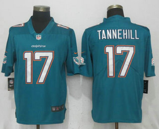 Men's Miami Dolphins #17 Ryan Tannehill Green 2017 Vapor Untouchable Stitched NFL Nike Limited Jersey