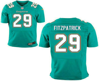 Men's Miami Dolphins #29 Minkah Fitzpatrick Green Team Color Stitched NFL Nike Elite Jersey