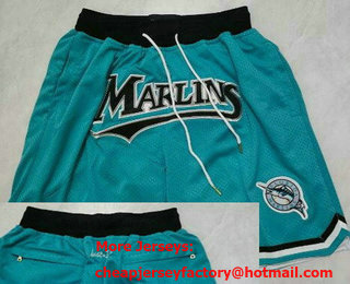 Men's Miami Marlins Green 2024 Just Don Shorts