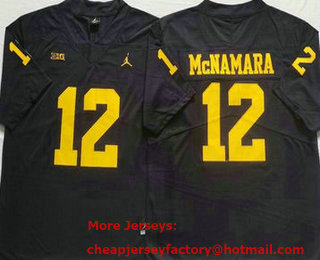 Men's Michigan Wolverines #12 Cade McNamara White 2022 Vapor Untouchable Stitched Nike Jersey