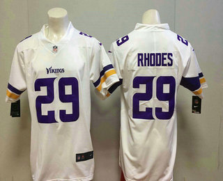 Men's Minnesota Vikings #29 Xavier Rhodes White 2017 Vapor Untouchable Stitched NFL Nike Limited Jersey