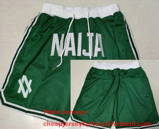 Men's Naija Green The Og Just Don Shorts