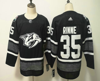 Men's Nashville Predators #35 Pekka Rinne Black 2019 NHL All-Star Game Adidas Stitched NHL Jersey