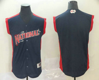Men's National League Blank Navy With Red 2019 MLB All-Star Futures Game Jersey
