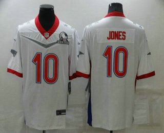 Men's New England Patriots #10 Mac Jones White 2022 Pro Bowl Vapor Untouchable Stitched Limited Jersey