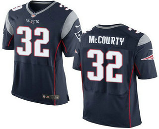 Men's New England Patriots #32 Devin McCourty Navy Blue Team Color Stitched NFL Nike Elite Jersey
