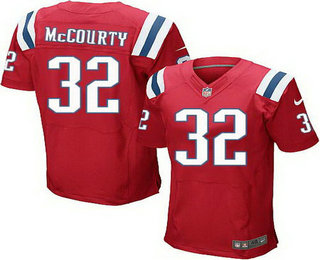 Men's New England Patriots #32 Devin McCourty Red Alternate Stitched NFL Nike Elite Jersey