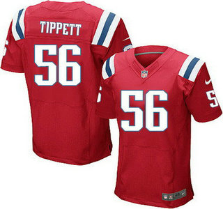 Men's New England Patriots #56 Andre Tippett Red Retired Player NFL Nike Elite Jersey