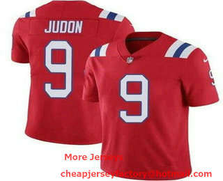 Men's New England Patriots #9 Matt Judon Red 2021 NEW Vapor Untouchable Stitched NFL Nike Limited Jersey