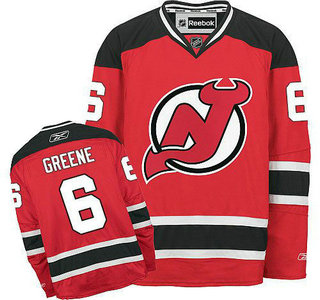 Men's New Jersey Devils #6 Andy Greene Red Home Jersey