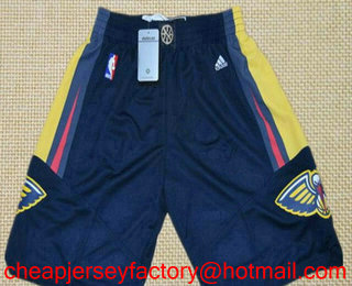 Men's New Orleans Pelicans Navy Blue Basketball Shorts