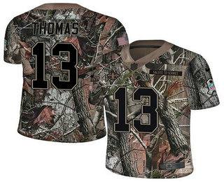 Men's New Orleans Saints #13 Michael Thomas Camo Stitched NFL Rush Realtree Nike Limited Jersey