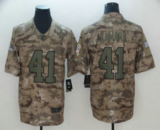 Men's New Orleans Saints #41 Alvin Kamara 2018 Camo Salute to Service Stitched NFL Nike Limited Jersey
