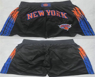 Men's New Yok Knicks Black 2026 Shorts