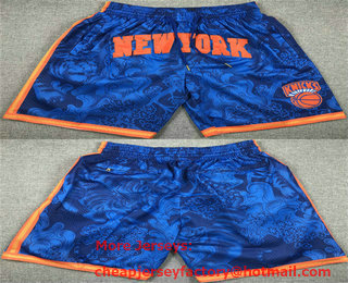 Men's New York Knicks Royal Shorts