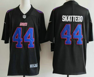 Men's New York Giants #44 Cam Skattebo Limited Black Fashion Vapor Jersey