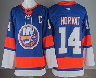 Men's New York Islanders #14 Bo Horvat Blue With C Patch 2026 Authentic Jersey