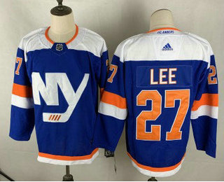Men's New York Islanders #27 Anders Lee New Blue Home 2019 Hockey Stitched NHL Jersey