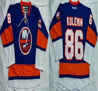 Men's New York Islanders #86 Nikolay Kulemin Baby Blue Home Jersey