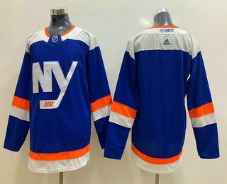 Men's New York Islanders Blank New Blue Home 2019 Hockey Stitched NHL Jersey
