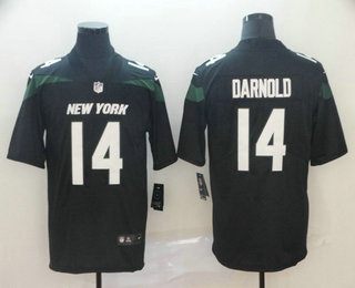 Men's New York Jets #14 Sam Darnold Black NEW 2019 Vapor Untouchable Stitched NFL Nike Limited Jersey