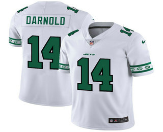 Men's New York Jets #14 Sam Darnold White 2019 NEW Vapor Untouchable Stitched NFL Nike Limited Jersey