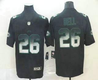 Men's New York Jets #26 Le'Veon Bell Black 2019 Vapor Smoke Fashion Stitched NFL Nike Limited Jersey