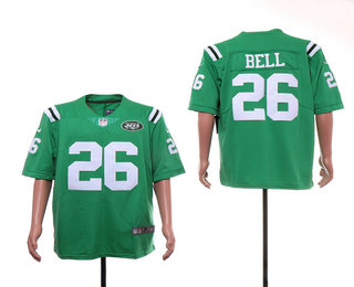 Men's New York Jets #26 Le'Veon Bell Green 2016 Color Rush Stitched NFL Nike Limited Jersey