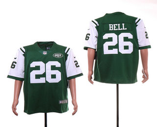 Men's New York Jets #26 Le'Veon Bell Green 2017 Vapor Untouchable Stitched NFL Nike Limited Jersey