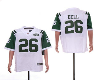 Men's New York Jets #26 Le'Veon Bell White 2017 Vapor Untouchable Stitched NFL Nike Limited Jersey