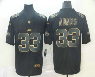 Men's New York Jets #33 Jamal Adams Black Gold 2019 Vapor Untouchable Stitched NFL Nike Limited Jersey