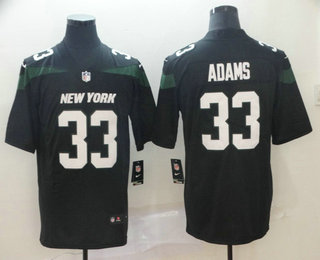 Men's New York Jets #33 Jamal Adams Black NEW 2019 Vapor Untouchable Stitched NFL Nike Limited Jersey