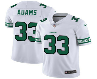 Men's New York Jets #33 Jamal Adams White 2019 NEW Vapor Untouchable Stitched NFL Nike Limited Jersey