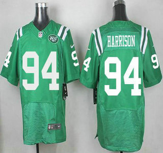 Men's New York Jets #94 Damon Harrison Nike Kelly Green Color Rush 2015 NFL Elite Jersey