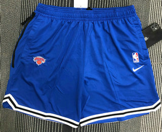 Men's New York Knicks Blue Basketball Training Shorts