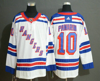 Men's New York Rangers #10 Artemi Panarin White Adidas Hockey Stitched NHL Jersey
