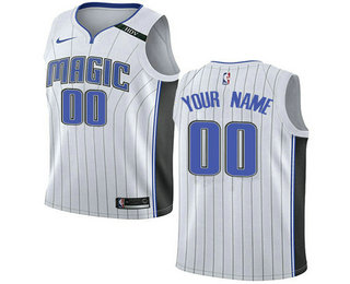 Men's Nike Orlando Magic Customized Authentic White NBA Jersey - Association Edition