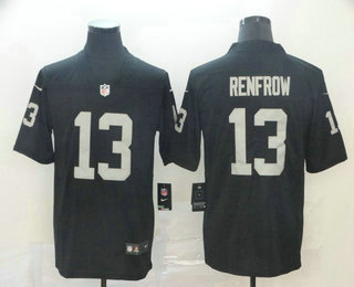 Men's Oakland Raiders #13 Hunter Renfrow Black 2019 Vapor Untouchable Stitched NFL Nike Limited Jersey