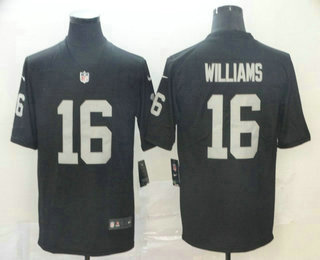 Men's Oakland Raiders #16 Tyrell Williams Black 2019 Vapor Untouchable Stitched NFL Nike Limited Jersey