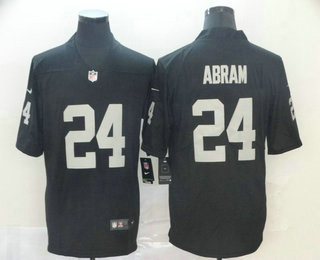 Men's Oakland Raiders #24 Johnathan Abram Black 2019 Vapor Untouchable Stitched NFL Nike Limited Jersey