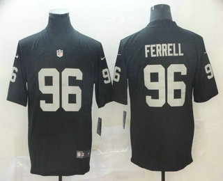 Men's Oakland Raiders #96 Clelin Ferrell Black 2019 Vapor Untouchable Stitched NFL Nike Limited Jersey