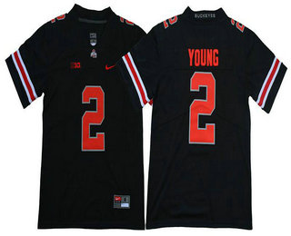 Men's Ohio State Buckeyes #2 Chase Young Black 2017 Vapor Untouchable Stitched Nike NCAA Jersey