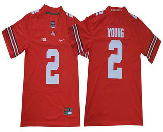 Men's Ohio State Buckeyes #2 Chase Young Red 2017 Vapor Untouchable Stitched Nike NCAA Jersey