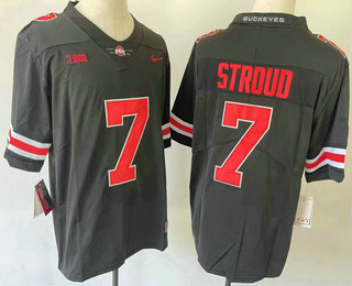 Men's Ohio State Buckeyes #7 CJ Stroud Black 2022 Vapor Untouchable Stitched Nike Jersey