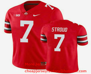 Men's Ohio State Buckeyes #7 CJ Stroud Limited Red College Football Jersey