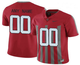 Men's Ohio State Buckeyes Customized College Football 1916 Throwback Jersey - Red