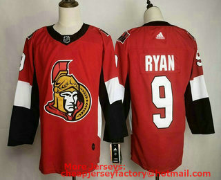 Men's Ottawa Senators #9 Bobby Ryan Red Adidas Stitched NHL Jersey